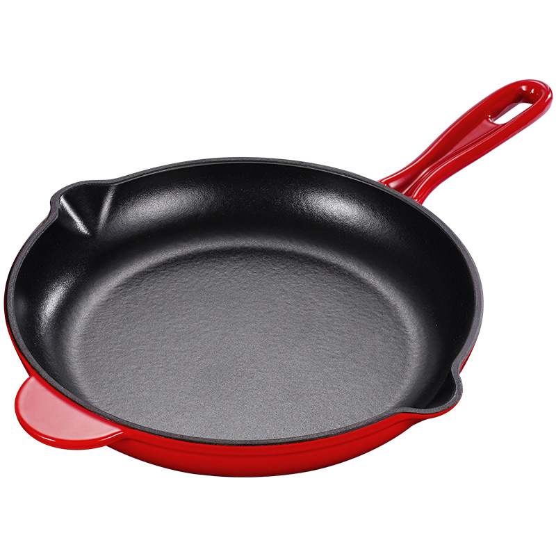 Cast Iron Skillet - Enameled Cast Iron Skillet Single Handle
