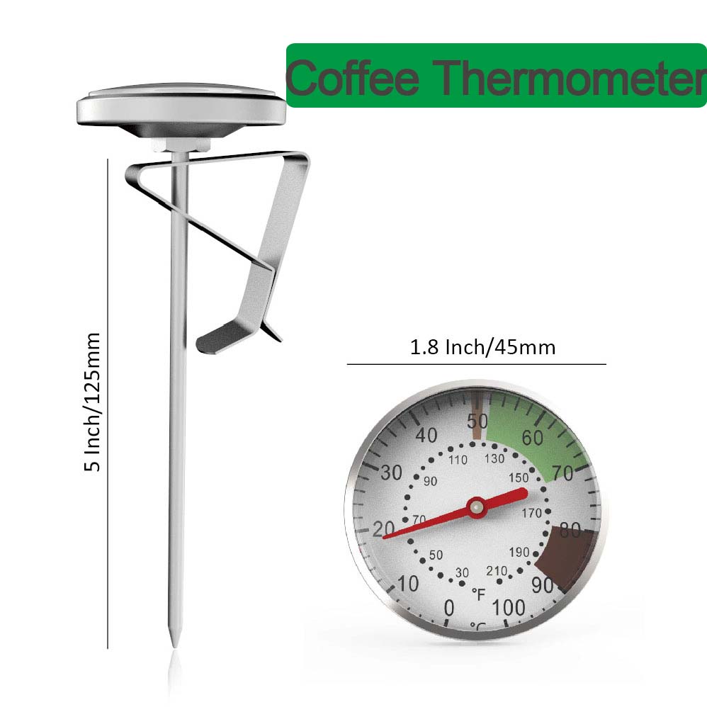 Kitchen Gadgets Design - 0-100°C Food Thermometer Stainless Steel Coffee