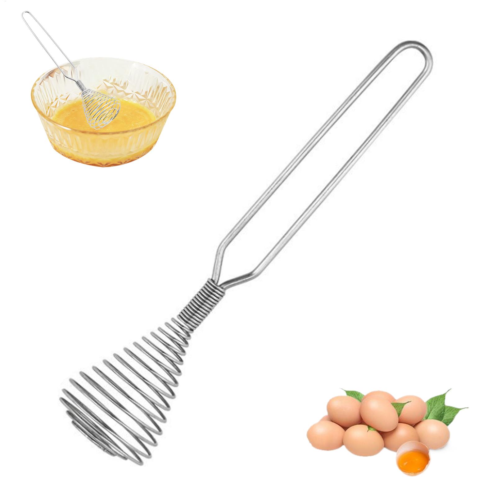 Kitchen Gadgets Design - Stainless Steel Hand Whisk Spring Coil