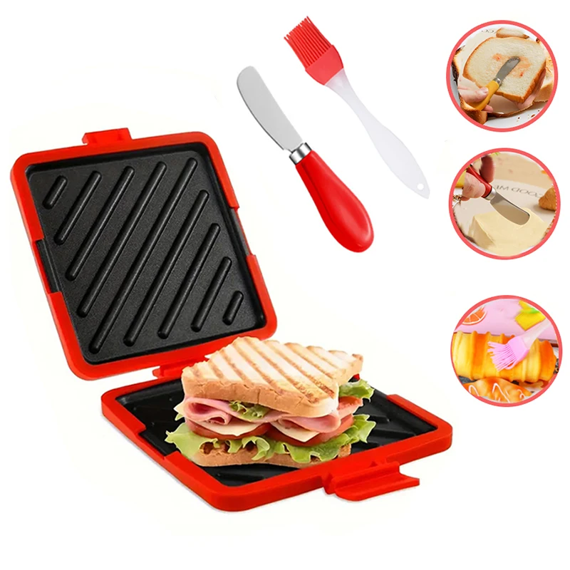 3pack Food Grade Sandwich Toas - Kitchen Gadgets Set 评论和价格