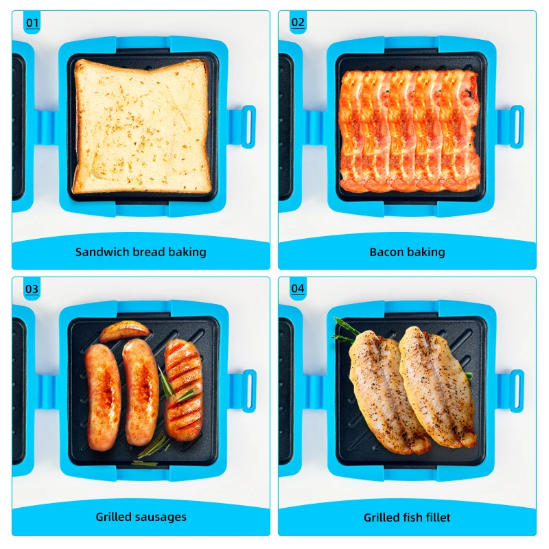 3pack Food Grade Sandwich Toas - Kitchen Gadgets Set 评论和价格