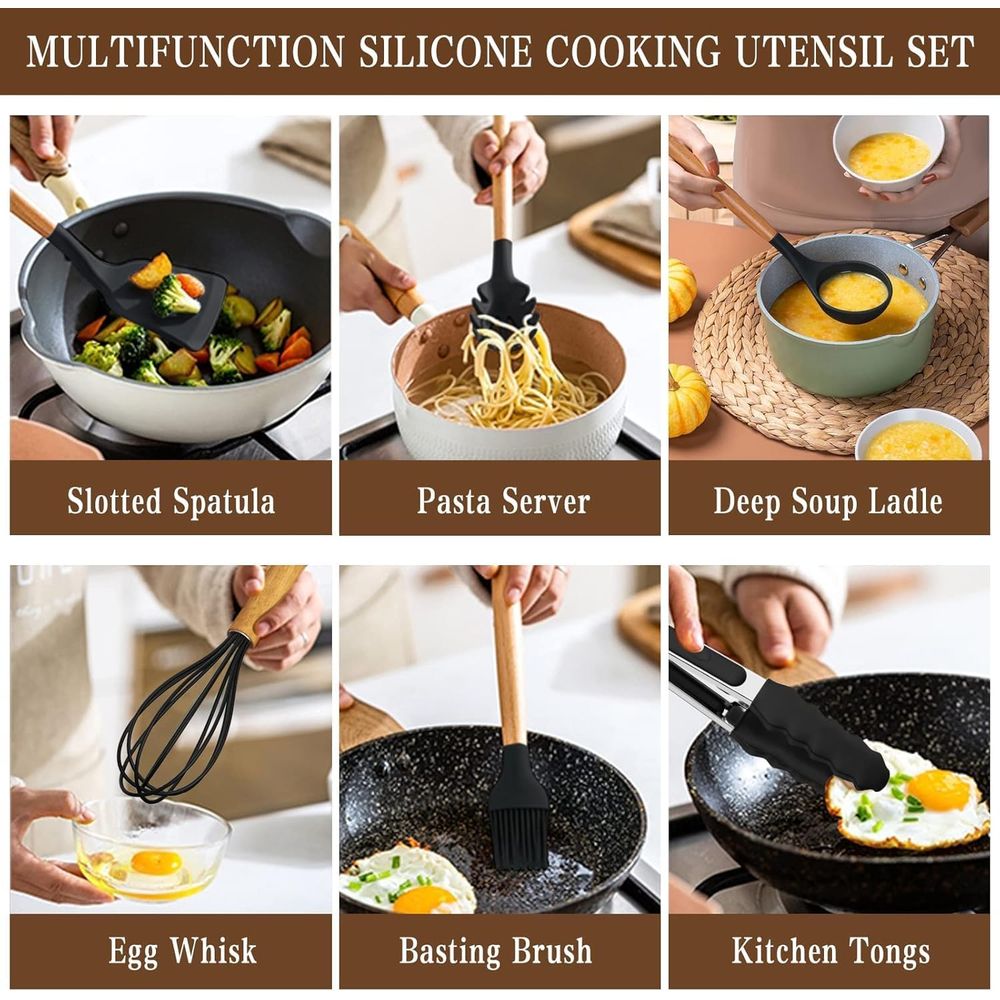 Kitchen Utensils Set - 34PCS S - Kitchen Gadgets Set 评论和价格