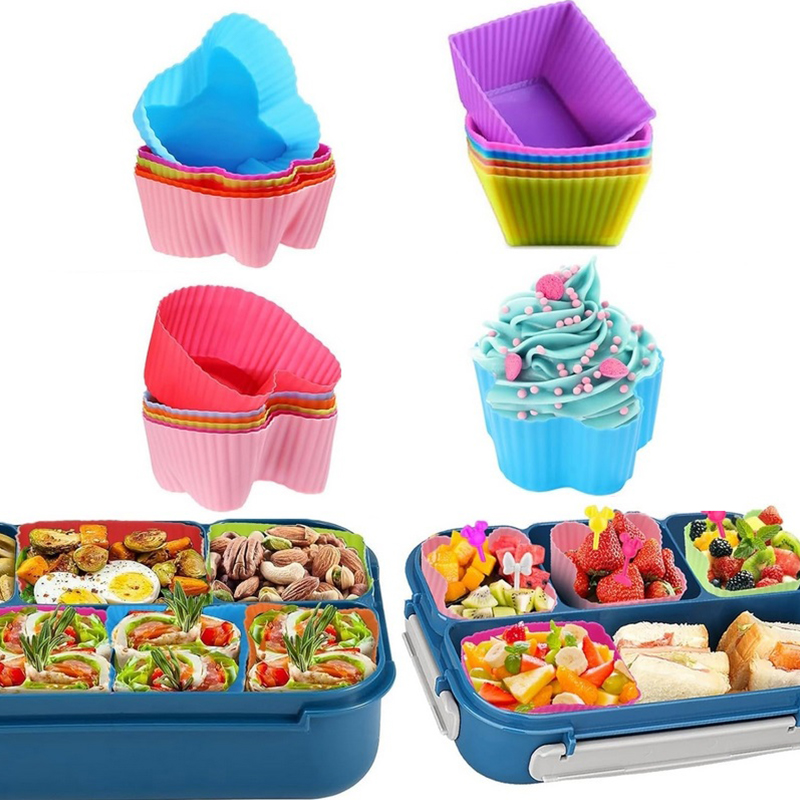 8PCS Silicone Lunch Box Divide - Silicone Baking Mat 评论和价格