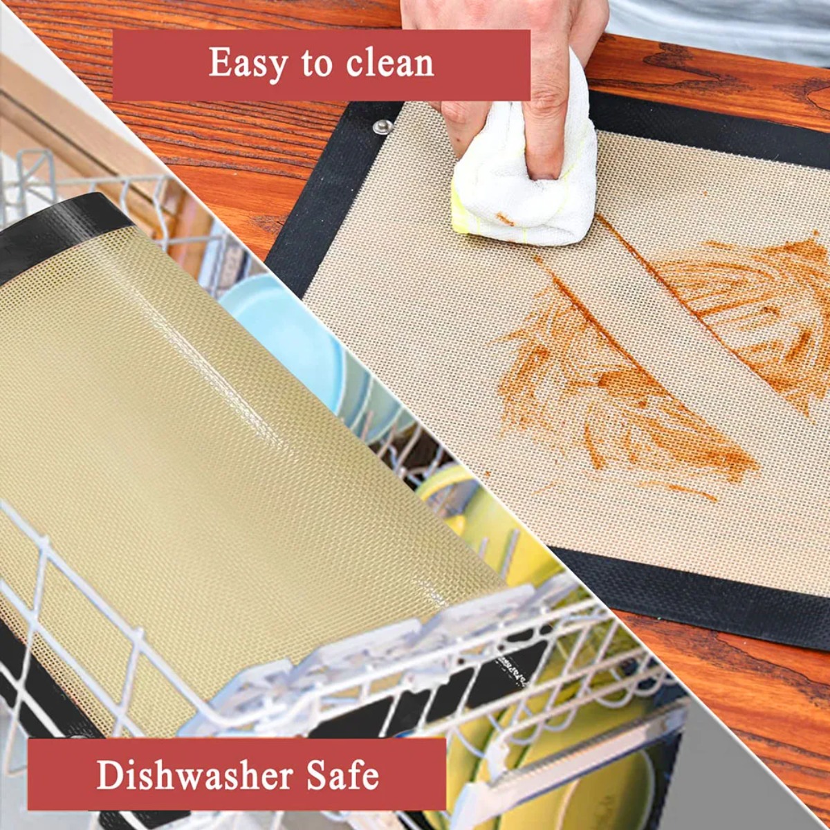 Silicone Baking Mat with Buckl - Silicone Baking Mat 评论和价格