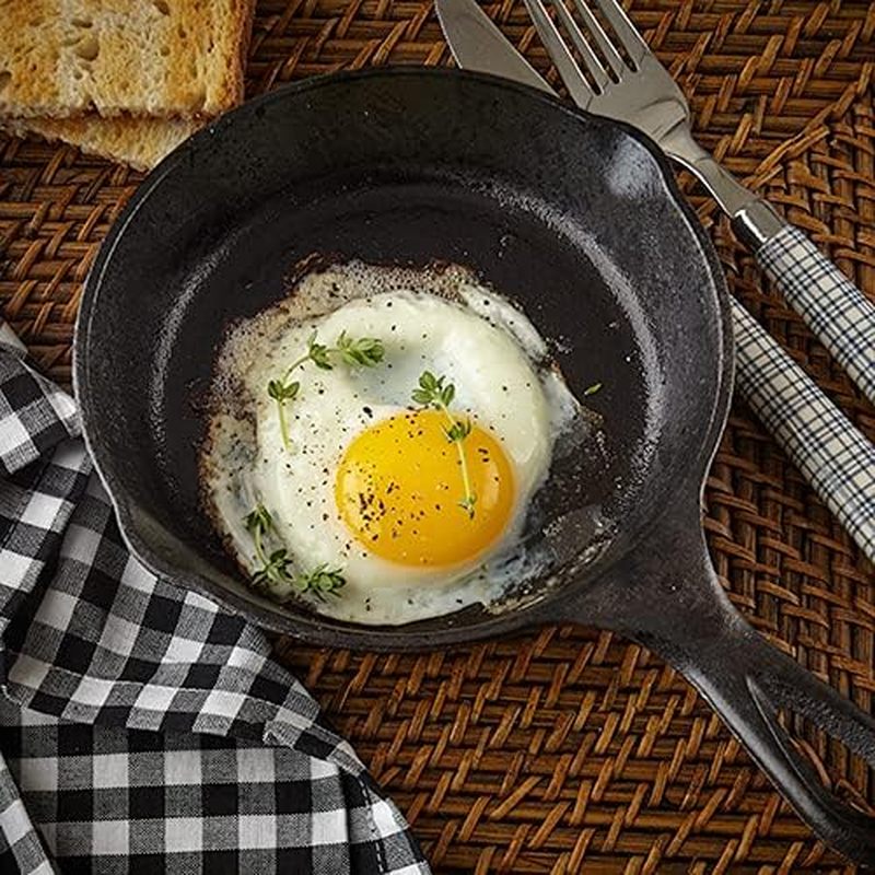 6 Inch Cast Iron Skillet, Fryi - Cast Iron Skillet 评论和价格