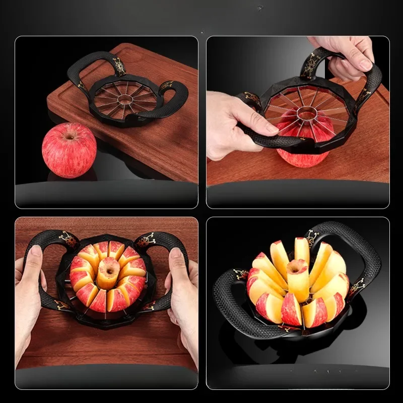 Stainless Steel Fruit Cutting  - Apple Corer Slicer 评论和价格