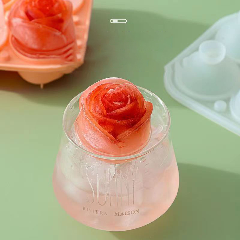 3D Rose Ice Molds 4 Holes Ice  - Kitchen Gadgets Oxo 评论和价格