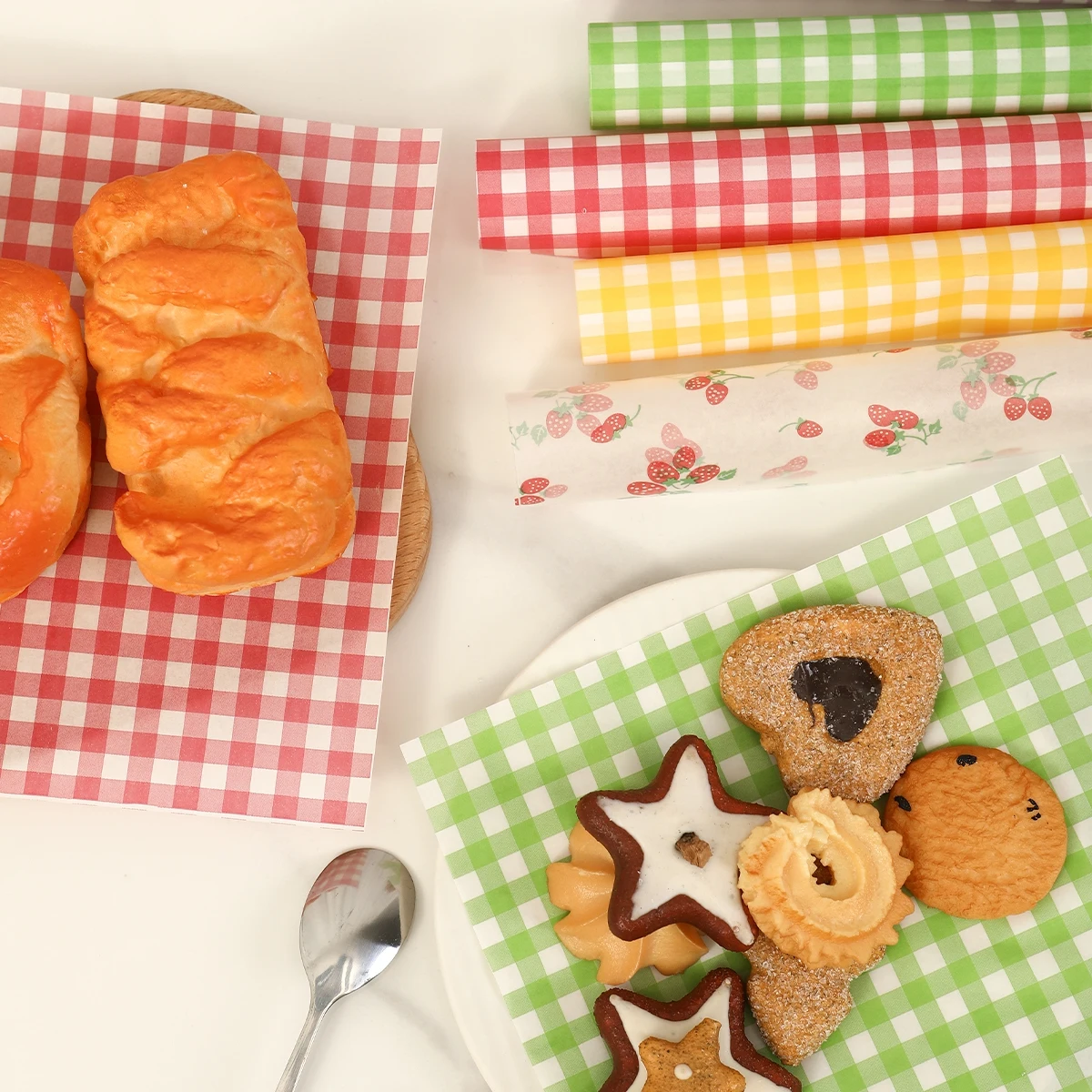 50Pcs Oilproof Wrapping Paper  - Kitchen Gadgets Design 评论和价格