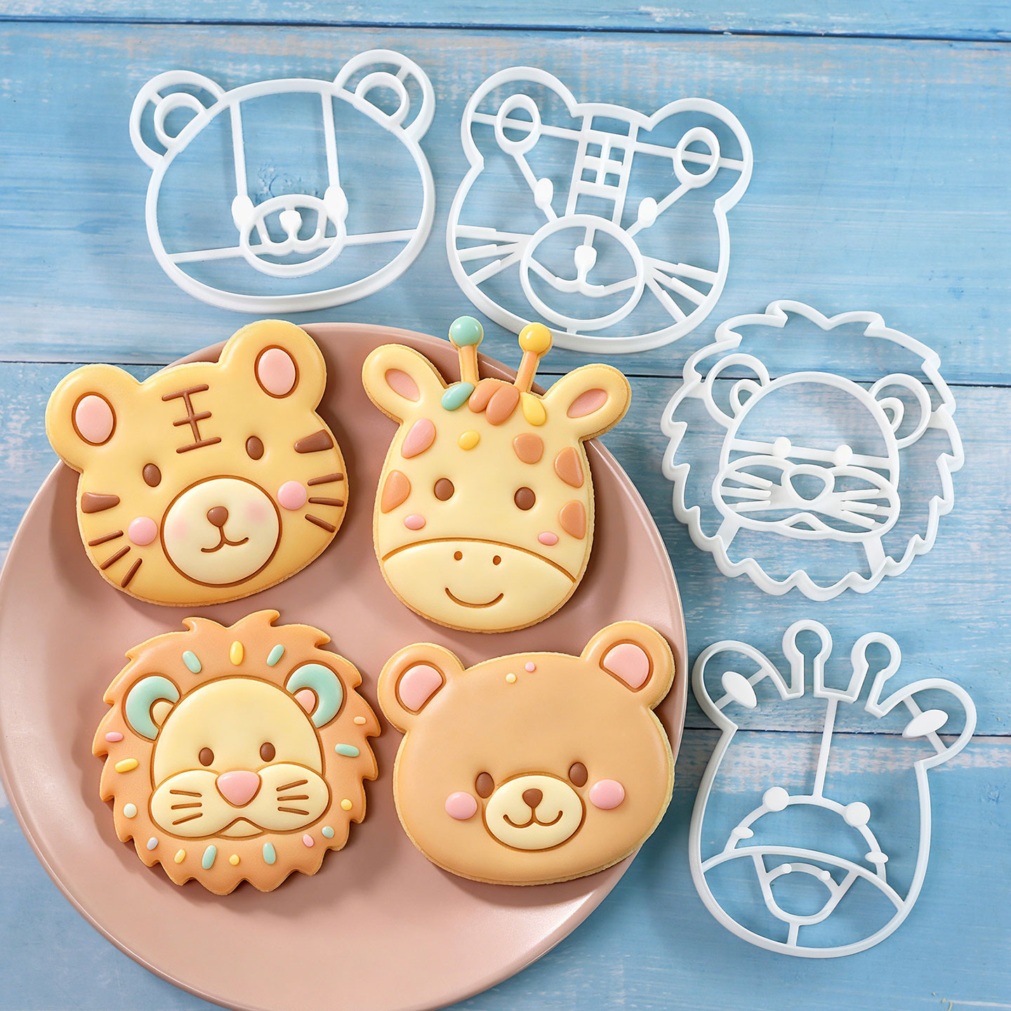 4 Pcs Animal Cookie Cutters Se - Kitchen Gadgets Set 评论和价格