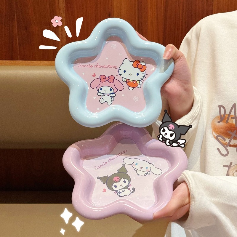 Cartoon Cat Print Ceramic Dinn - Kitchen Gadgets Set 评论和价格