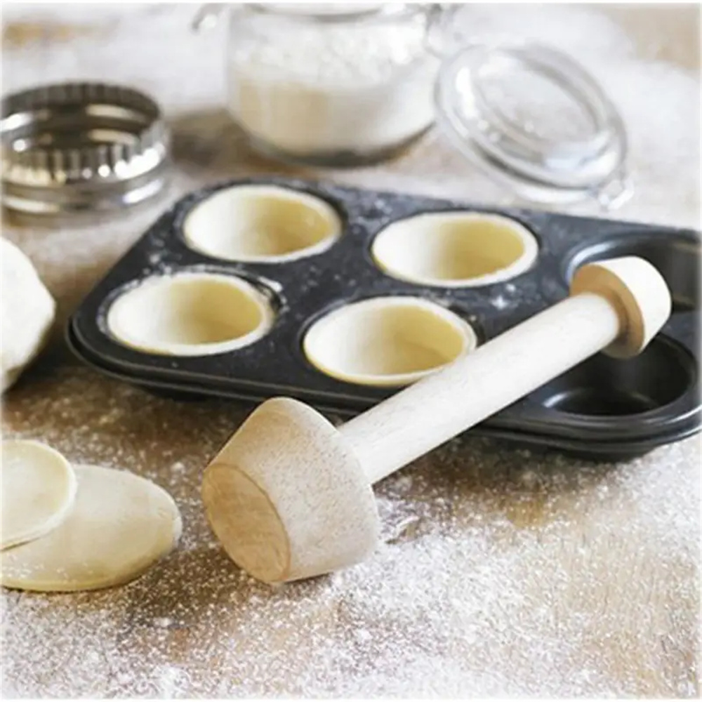 Premium Wooden Egg Tart Mold D - Kitchen Gadgets Design 评论和价格