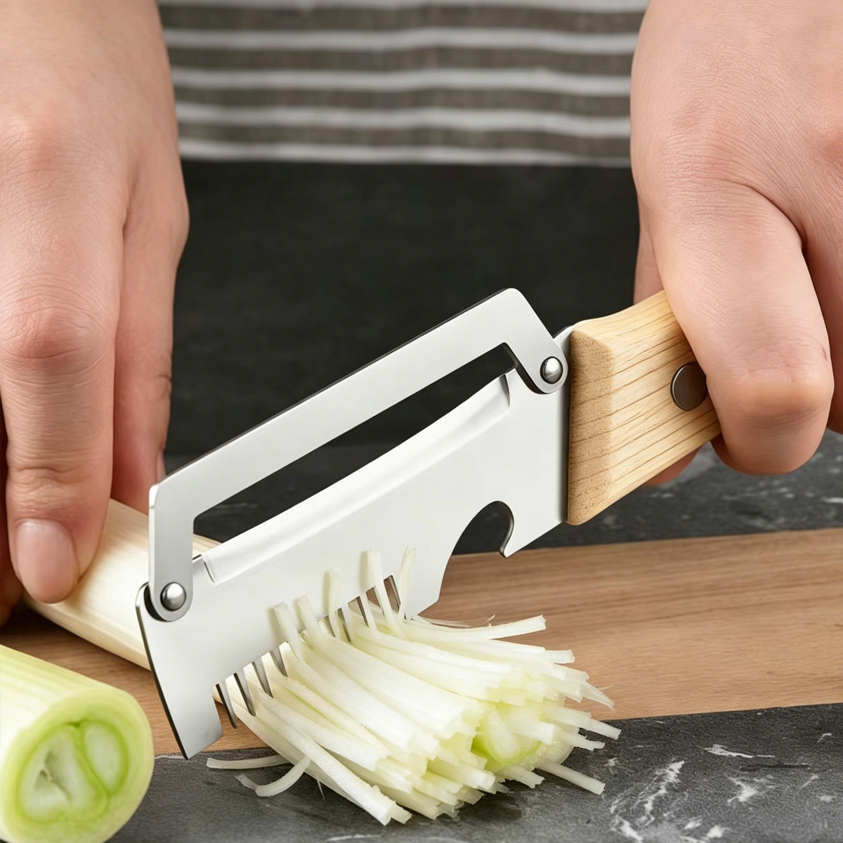6pcs Wood Handle Stainless Ste - Apple Corer Slicer 评论和价格