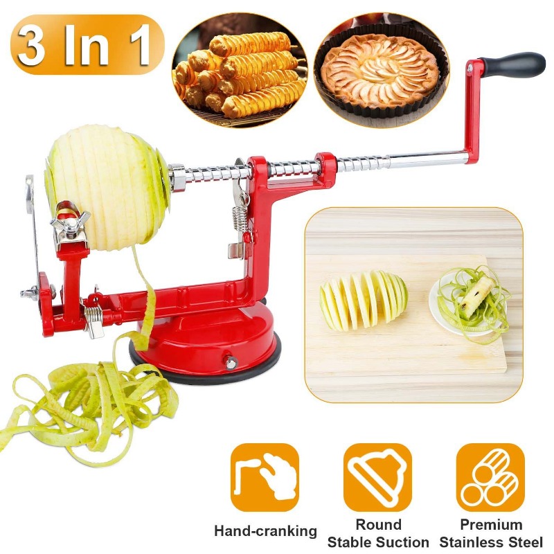 3In 1 Apple Peeler Manual Rota - Apple Corer Slicer 评论和价格