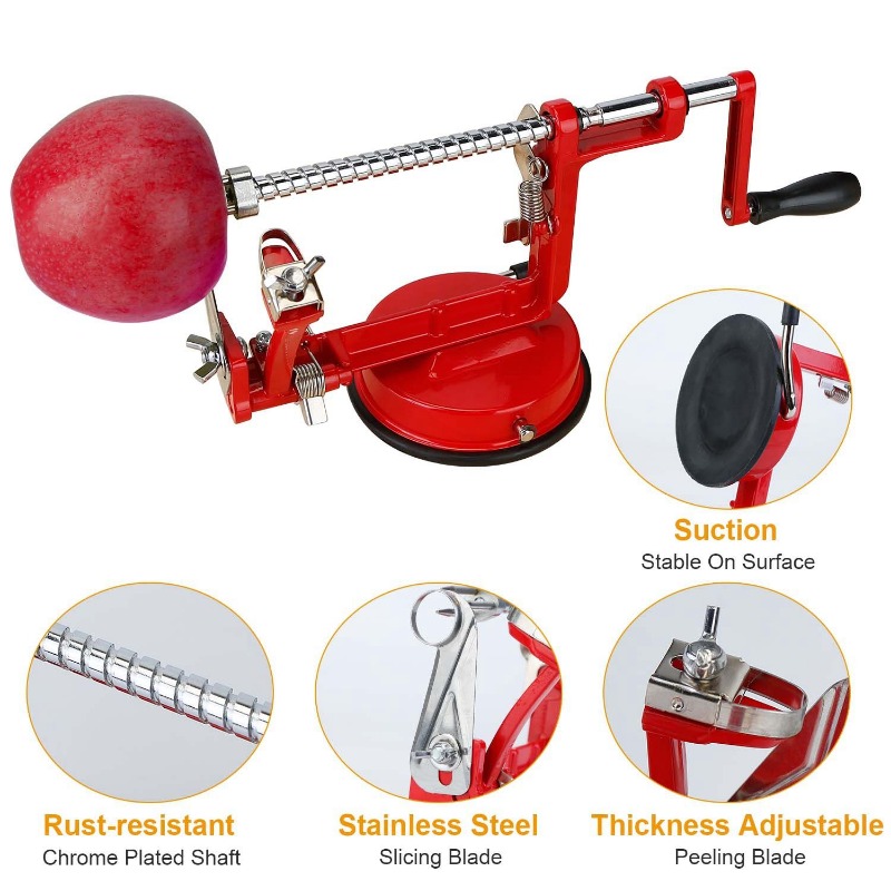 3In 1 Apple Peeler Manual Rota - Apple Corer Slicer 评论和价格