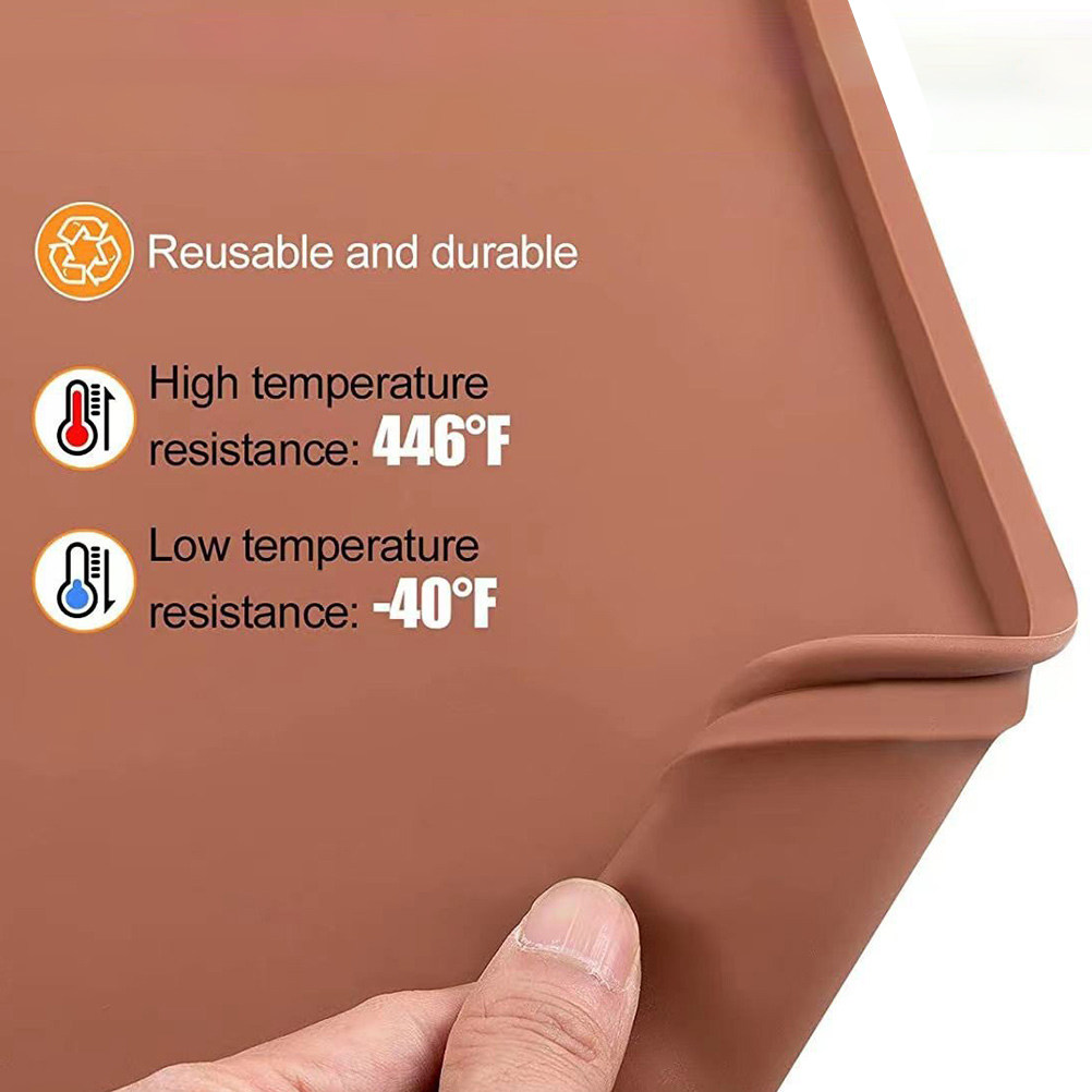 3Pcs Silicone High Temperature - Silicone Baking Mat 评论和价格