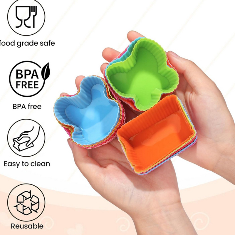 8PCS Silicone Lunch Box Divide - Silicone Baking Mat 评论和价格
